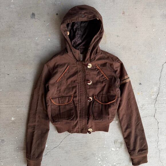 Abercrombie & Fitch Jackets & Blazers - 90s abercrombie fitch brown